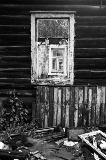 Fotografie getiteld "Fenêtre dans l'autre" door Andreï Barinoff, Origineel Kunstwerk, Film fotografie