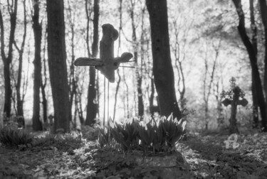 "Humble cimetière" başlıklı Fotoğraf Andreï Barinoff tarafından, Orijinal sanat, Analog Fotoğrafçılık