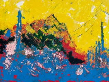 Pittura intitolato "Another day in para…" da Andrei Makarov, Opera d'arte originale, Acrilico Montato su Cartone