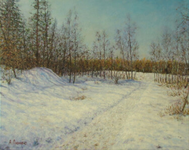 Pintura intitulada "Тает" por Andrei Abramov (Andrei Liumes), Obras de arte originais, Óleo