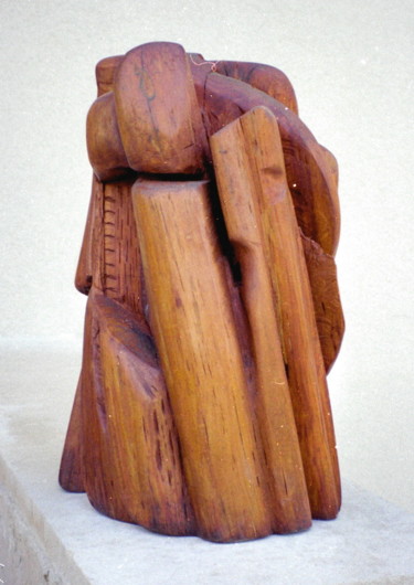 Sculpture intitulée "osmose-1-face-2.jpg" par André Quétard, Œuvre d'art originale, Bois