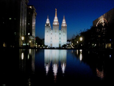 Fotografie mit dem Titel "Mormon Tabernacle" von Andrew Troyer, Jr, Original-Kunstwerk, Manipulierte Fotografie