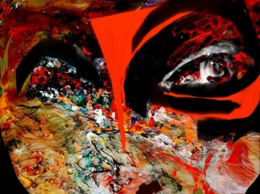 Arts numériques intitulée "Headache" par Andrew Walaszek, Œuvre d'art originale, Peinture numérique