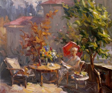 Painting titled "Fine time in Califo…" by Andrey Lyssenko, Original Artwork