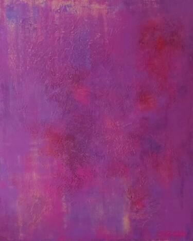 Pittura intitolato "Purple (110 x 90 cm)" da Andrey Visokinsky, Opera d'arte originale, Acrilico Montato su Telaio per barel…