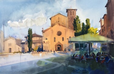 Painting titled "Watercolor painting…" by Andrii Kovalyk, Original Artwork, Watercolor