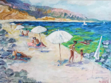 Pintura titulada "Summer vibes" por Andy Gakova, Obra de arte original, Acrílico