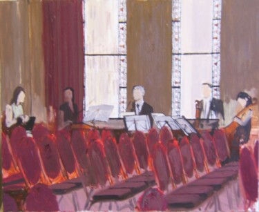 Painting titled "Before the wedding" by Andy Hudson, Original Artwork, Oil