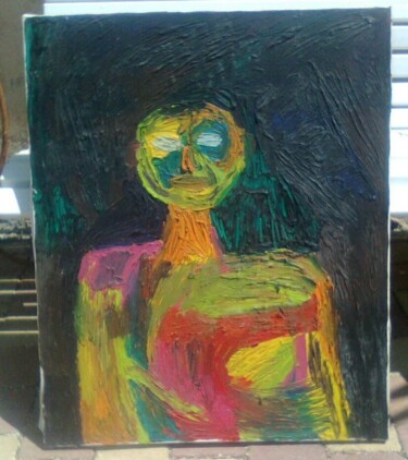 Painting titled "portrait" by Andy Pilgrimm, Original Artwork