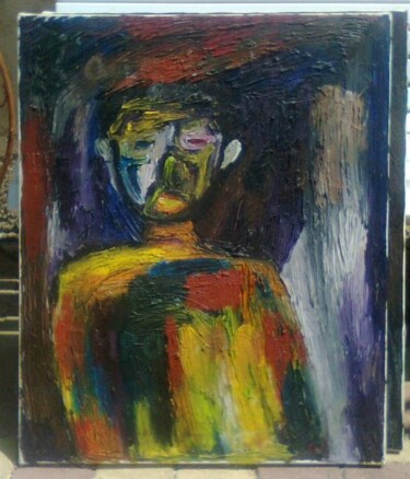 Painting titled "portrait" by Andy Pilgrimm, Original Artwork