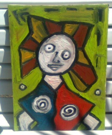 Painting titled "portrait" by Andy Pilgrimm, Original Artwork