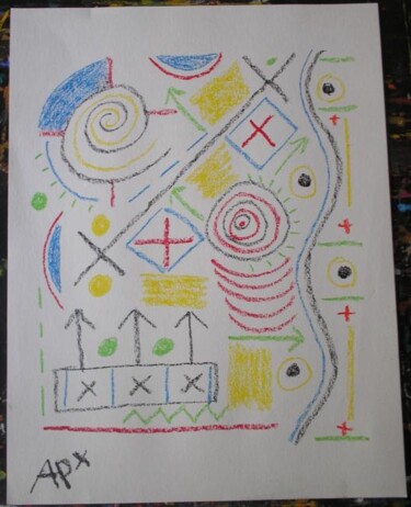 Drawing titled "composition" by Andy Pilgrimm, Original Artwork