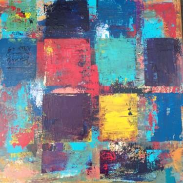 Painting titled "Patchwork" by Angel Griffin, Original Artwork, Acrylic