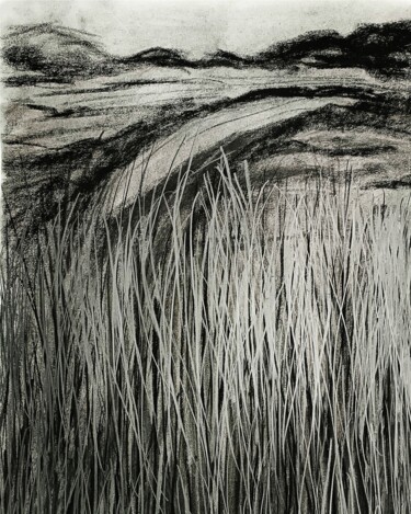 Drawing titled "Camp" by Abarrosso, Original Artwork, Charcoal