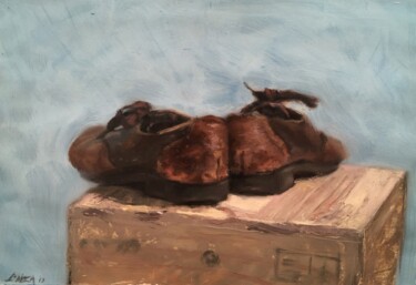 Peinture intitulée "Her Shoes" par Angel Loaiza, Œuvre d'art originale