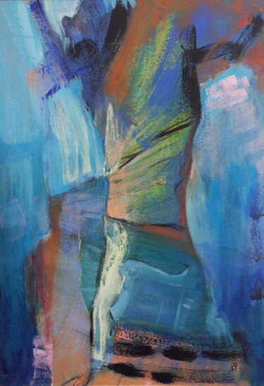 Картина под названием "Before the beginning" - Angelika Poels, Подлинное произведение искусства, Акрил
