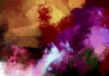 Digital Arts titled "Abstrato ansioso" by Angelina Alves, Original Artwork, Digital Painting