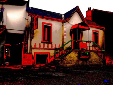 Digital Arts titled "Le resto L'Auberge…" by Angélique Rouxel, Original Artwork