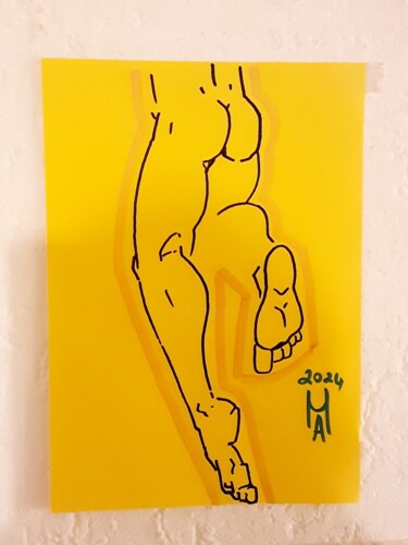 Peinture intitulée "Saltiamo insieme." par Angelo Marzullo, Œuvre d'art originale, Acrylique