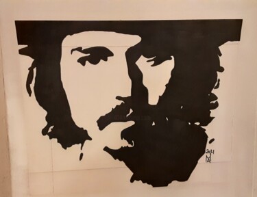 Malerei mit dem Titel "Johnny Depp" von Angelo Marzullo, Original-Kunstwerk, Acryl