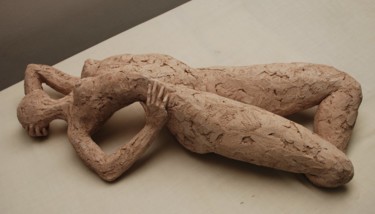 Rzeźba zatytułowany „Le désir” autorstwa Philippe Jamin, Oryginalna praca, Terakota