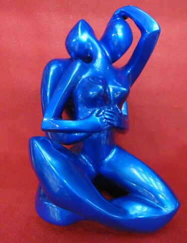 Scultura intitolato "La tendresse'" da Philippe Jamin, Opera d'arte originale, Bronzo