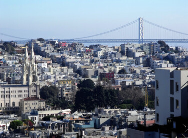 Photographie intitulée "San Francisco citys…" par Angie Black, Œuvre d'art originale, Photographie numérique