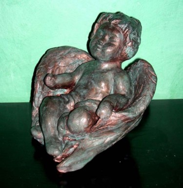 Sculpture intitulée "L'angelo" par Aam, Œuvre d'art originale