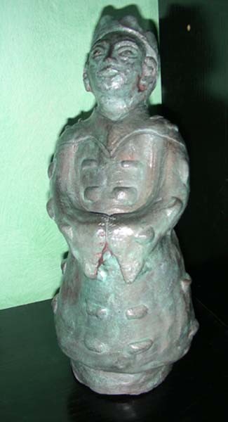 Sculpture intitulée "Seigneur de guerre" par Aam, Œuvre d'art originale