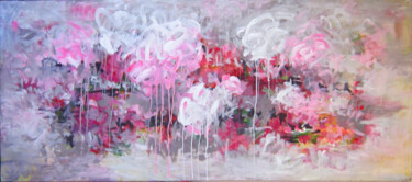 Painting titled "Diary bloom( sold)" by Anh  Tuan Le, Original Artwork, Acrylic