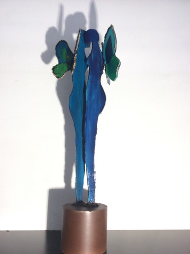 Sculpture titled "Les Félibulles" by Aniko, Original Artwork, Metals
