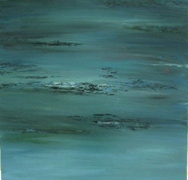 Peinture intitulée "Waterscape" par Animesh Roy, Œuvre d'art originale