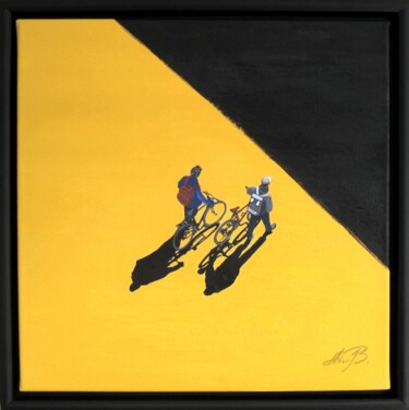 Pittura intitolato "Yellow" da Anita Burnaz, Opera d'arte originale, Olio