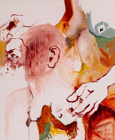Peinture intitulée "Sensitive Body" par Anita Gryz, Œuvre d'art originale, Huile