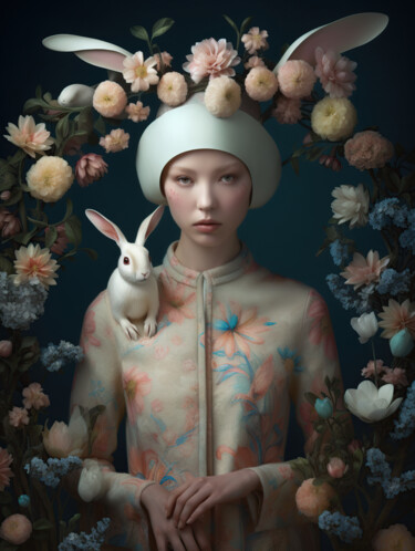 Arte digitale intitolato "Easter Magic No2" da Anita Kalmar, Opera d'arte originale, Stampa digitale