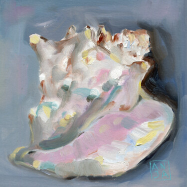 Painting titled "Shell 2" by Anja Rudko, Original Artwork, Oil