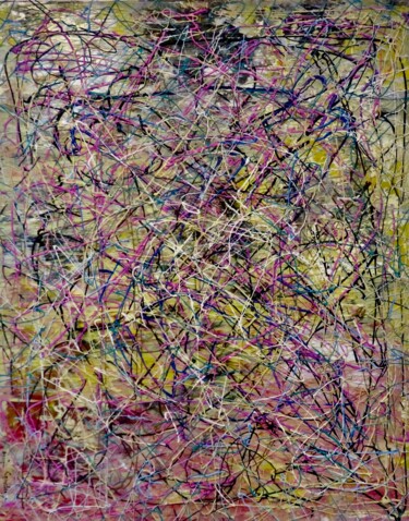 제목이 "Confusion I."인 미술작품 Anja Semling로, 원작, 아크릴 나무 들것 프레임에 장착됨