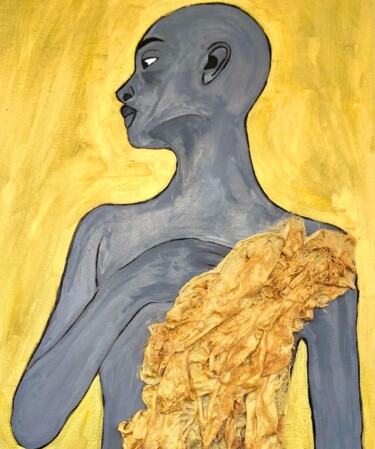 Peinture intitulée "THE RAGE" par Anji Lesourne, Œuvre d'art originale, Huile