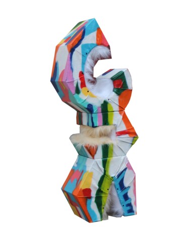 Skulptur mit dem Titel "Atalante" von Anka Girls, Original-Kunstwerk, Sprühfarbe
