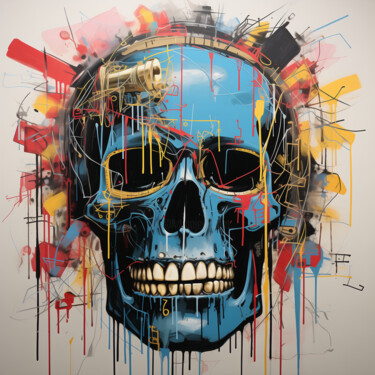 数字艺术 标题为“Écho Squelettique U…” 由Anki, 原创艺术品, AI生成的图像