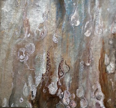 Картина под названием "Globules" - Ann Dunbar, Подлинное произведение искусства, Акрил Установлен на Деревянная рама для нос…