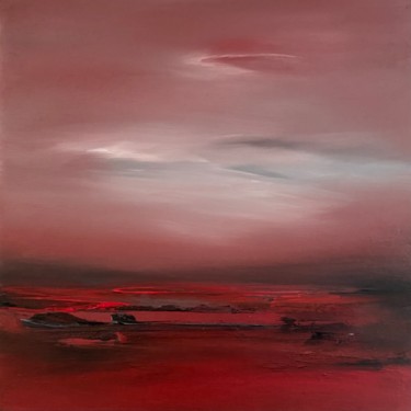 Peinture intitulée "Horizon 1" par Ann Verboogen - Van Haesebroeck, Œuvre d'art originale, Acrylique