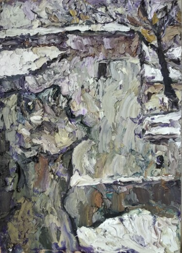 Картина под названием "Картина без названия" - Анна Ягужинская, Подлинное произведение искусства, Масло