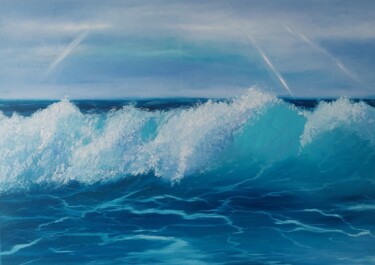 Картина под названием "Winter Sea" - Anna Arlt, Подлинное произведение искусства, Масло