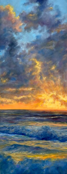 Painting titled "Let there be peace." by Anna Evtushenko, Original Artwork, Oil