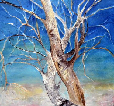 "Drzewa 2" başlıklı Tablo Anna Forycka- Putiatycka tarafından, Orijinal sanat, Petrol