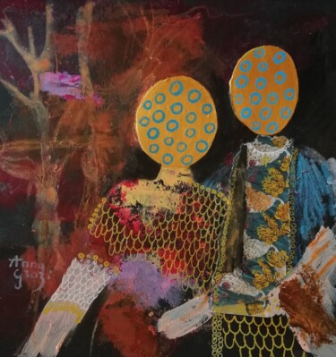 "Le jour de la renco…" başlıklı Tablo Anna Grazi tarafından, Orijinal sanat, Akrilik