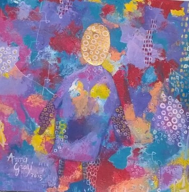 Malerei mit dem Titel "Sage de mai #artist…" von Anna Grazi, Original-Kunstwerk, Acryl