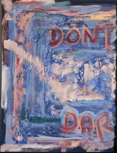 Schilderij getiteld "Don’t  run darling…" door Anna Grete Moller, Origineel Kunstwerk, Olie Gemonteerd op Frame voor houten…