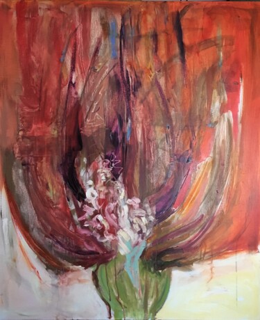 Pittura intitolato "Tulip" da Anna Michalik (MichalikAFP), Opera d'arte originale, Olio